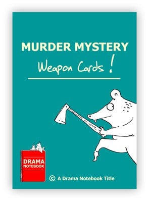 Drama Activity-Murder Mystery Weapon Cards