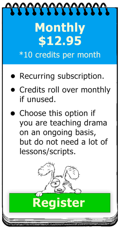 Monthly Subscription to Drama Notebook