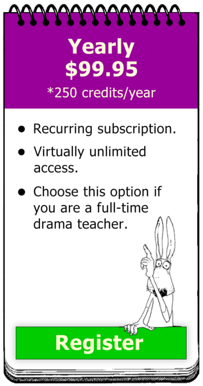 Yearly Subscription to Drama Notebook